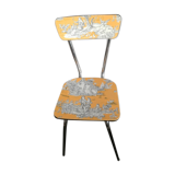 Chair style formica revalued Yellow Jouy mustard canvas