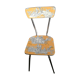 Chair style formica revalued Yellow Jouy mustard canvas