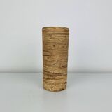 Vintage stoneware roller vase