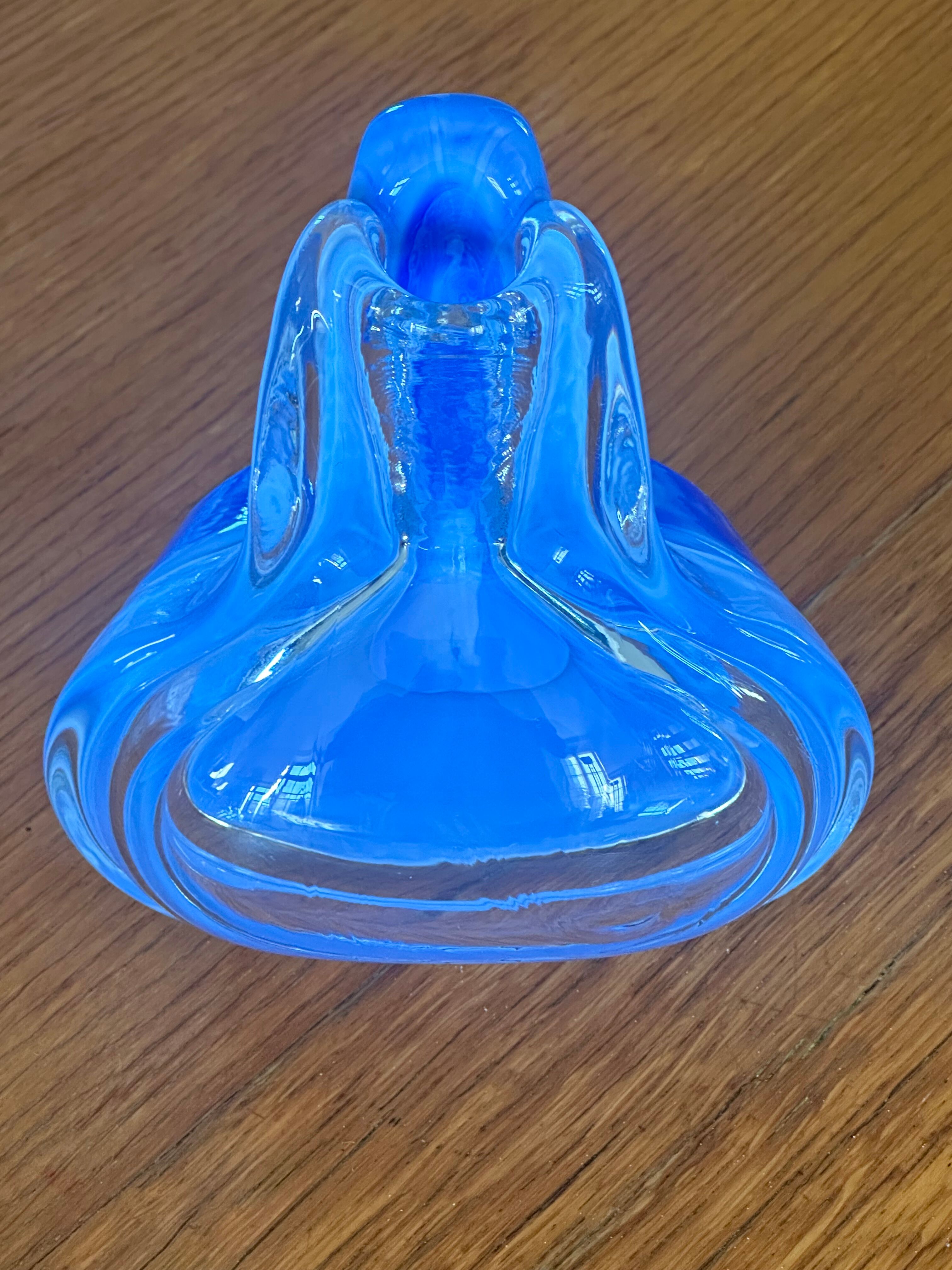 Vintage designer glass vase from the 70s