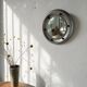 Round convex metal mirror in English style 1900