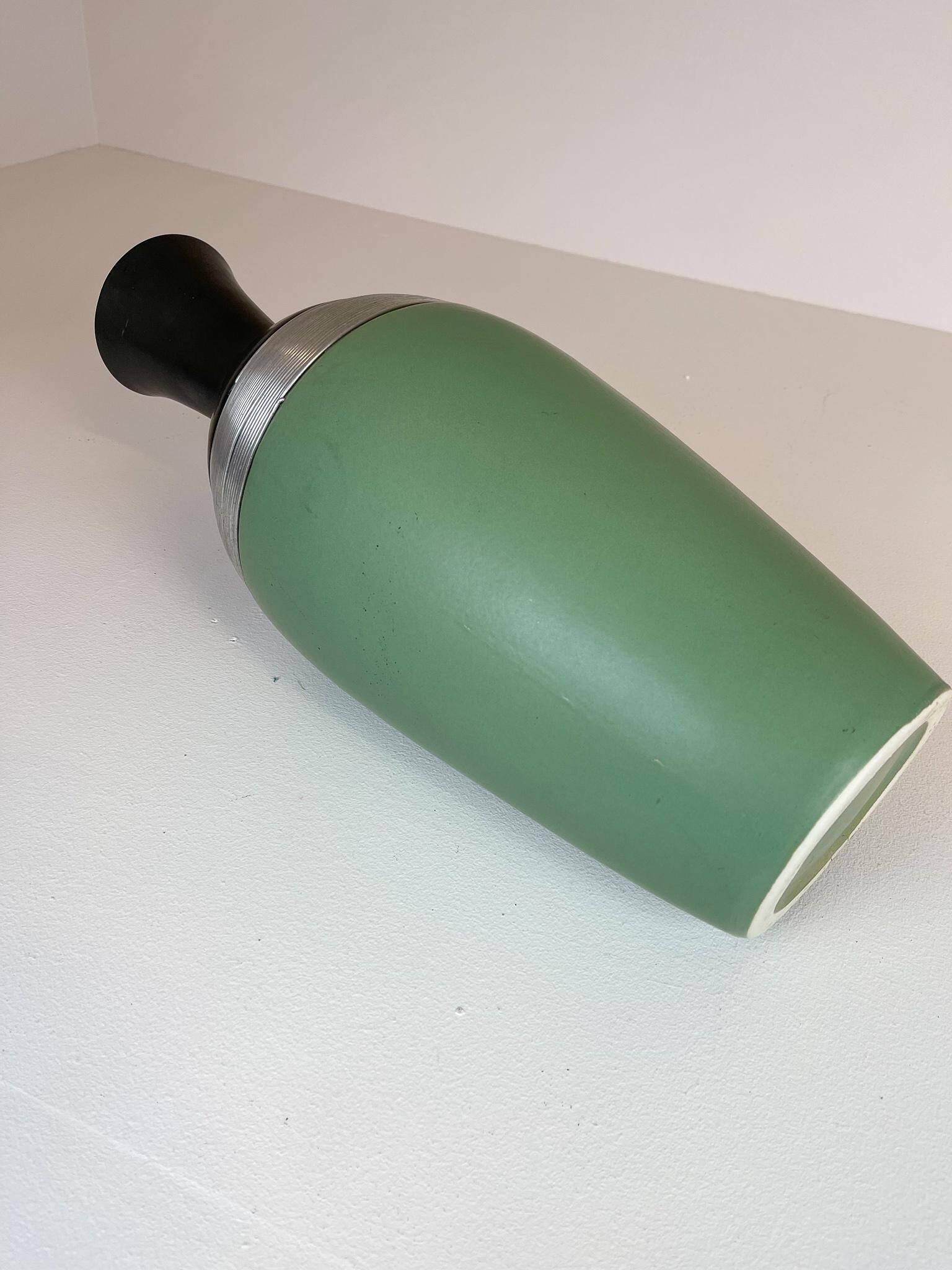 Large Art Deco style pedestal vase, Sweden, 1970s