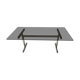 Smoked glass dining table