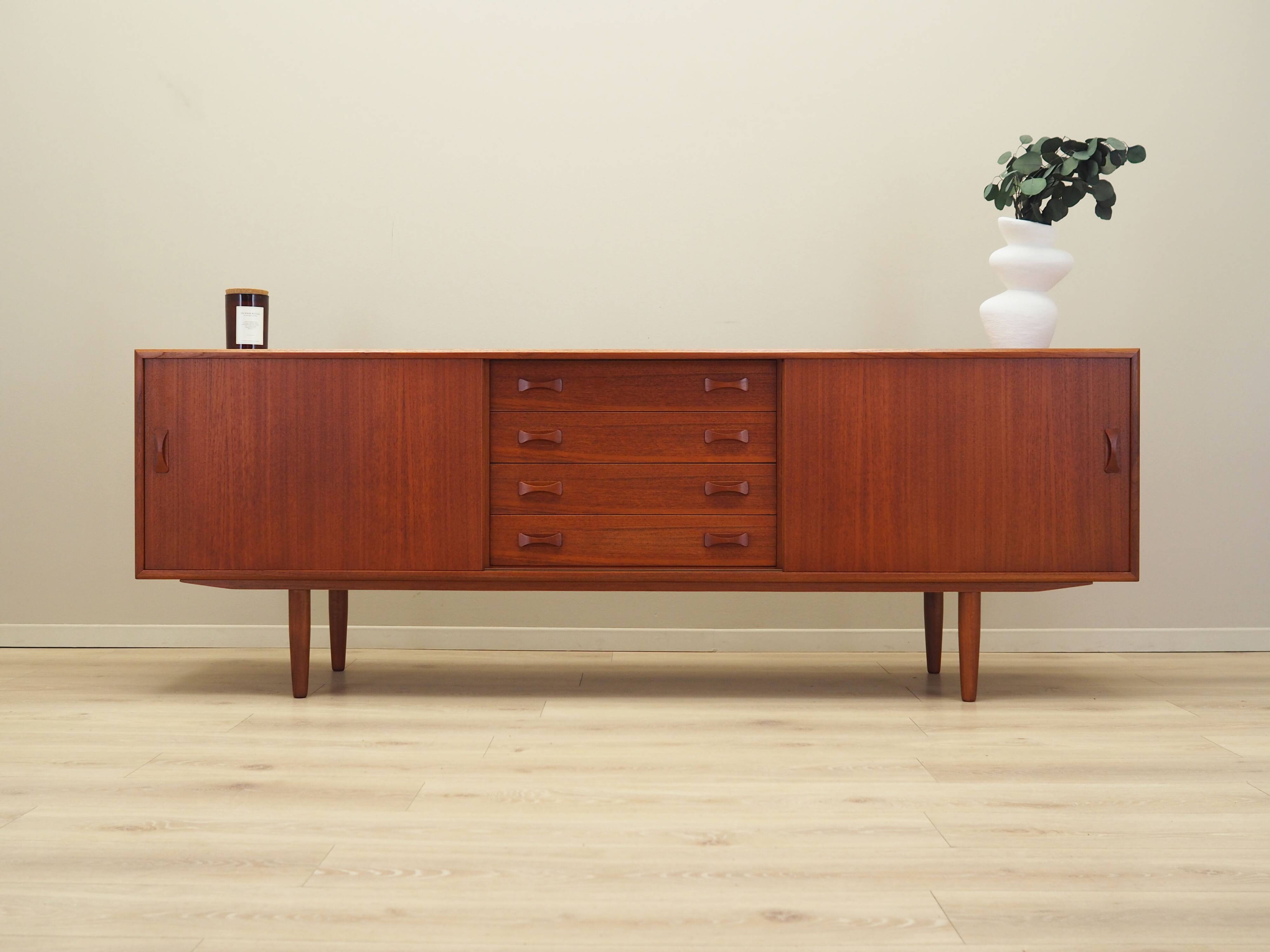 Buffet en teck, design danois, années 60, fabricant : Clausen & Son