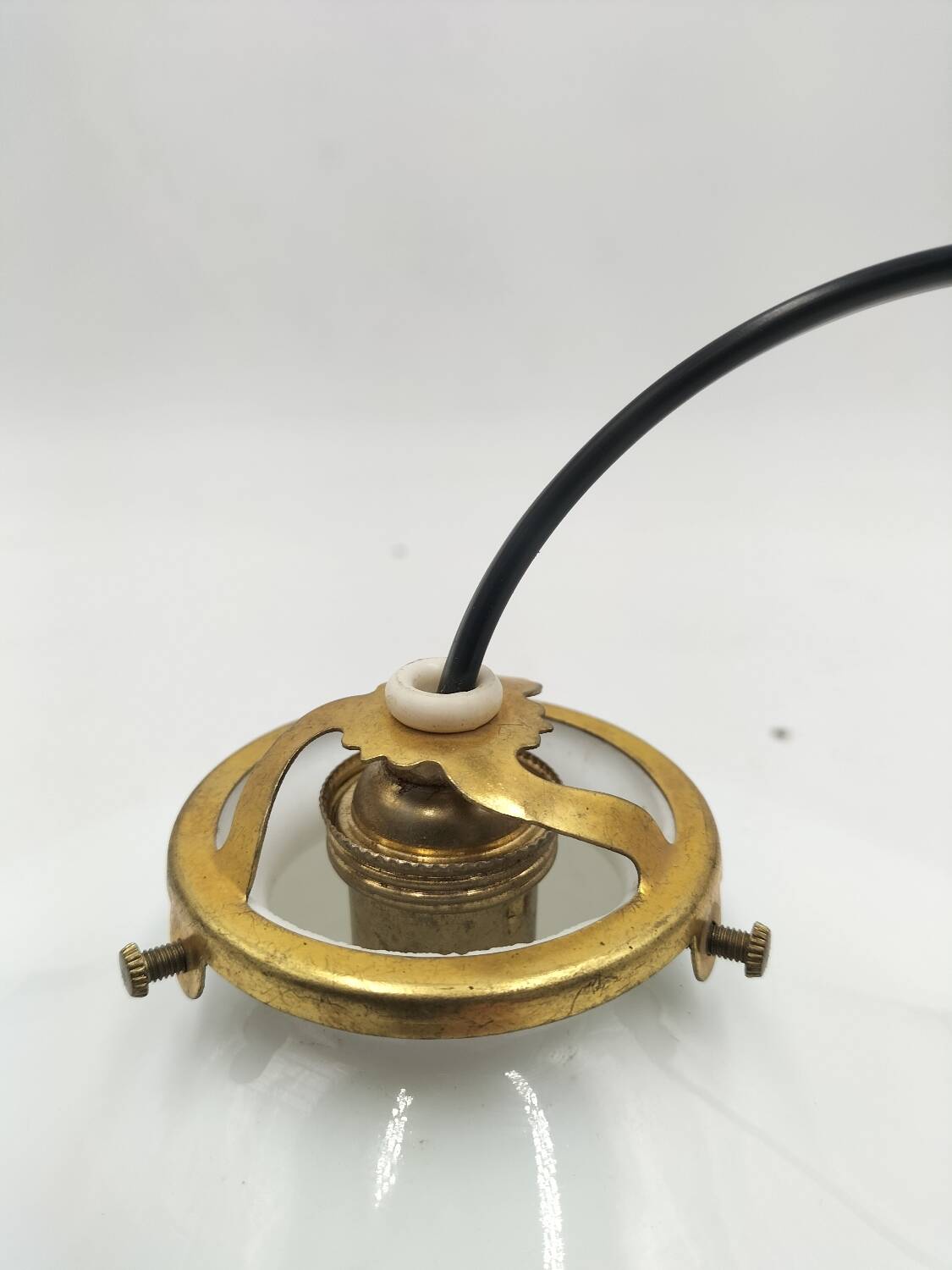 Opaline pendant light