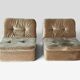 2 fauteuils vintage Cor "Ambo" verts de Jo Otterpohl