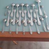 Set of silver-plated cutlery