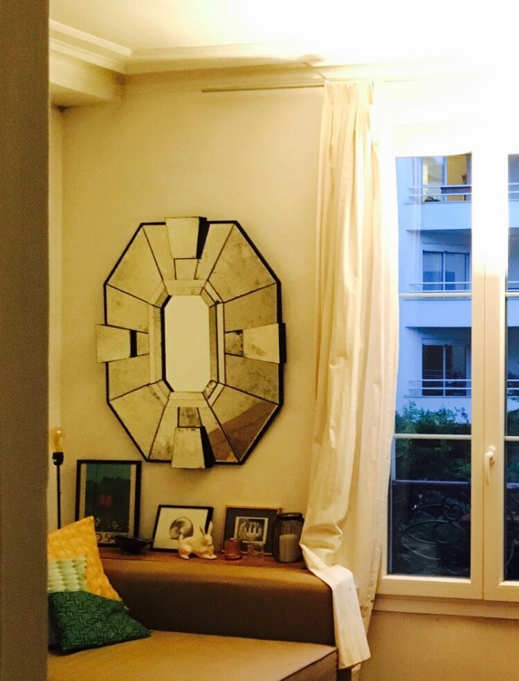 Art deco mirror 107x89cm