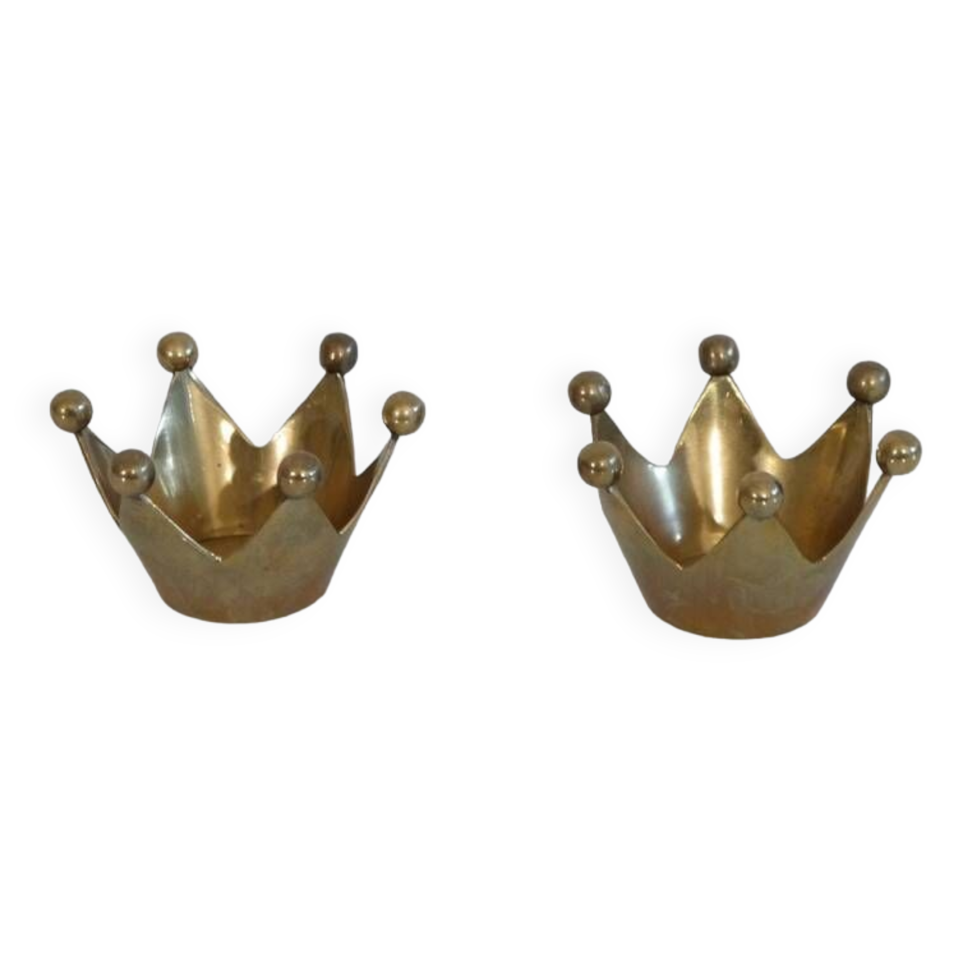 Pair of vintage brass candlesticks