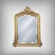 Bevelled mirror with pediment, Louis XV style – 2nd half of the 19th century
