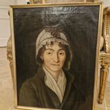 Portrait of a woman Period 18th century oil on canvas