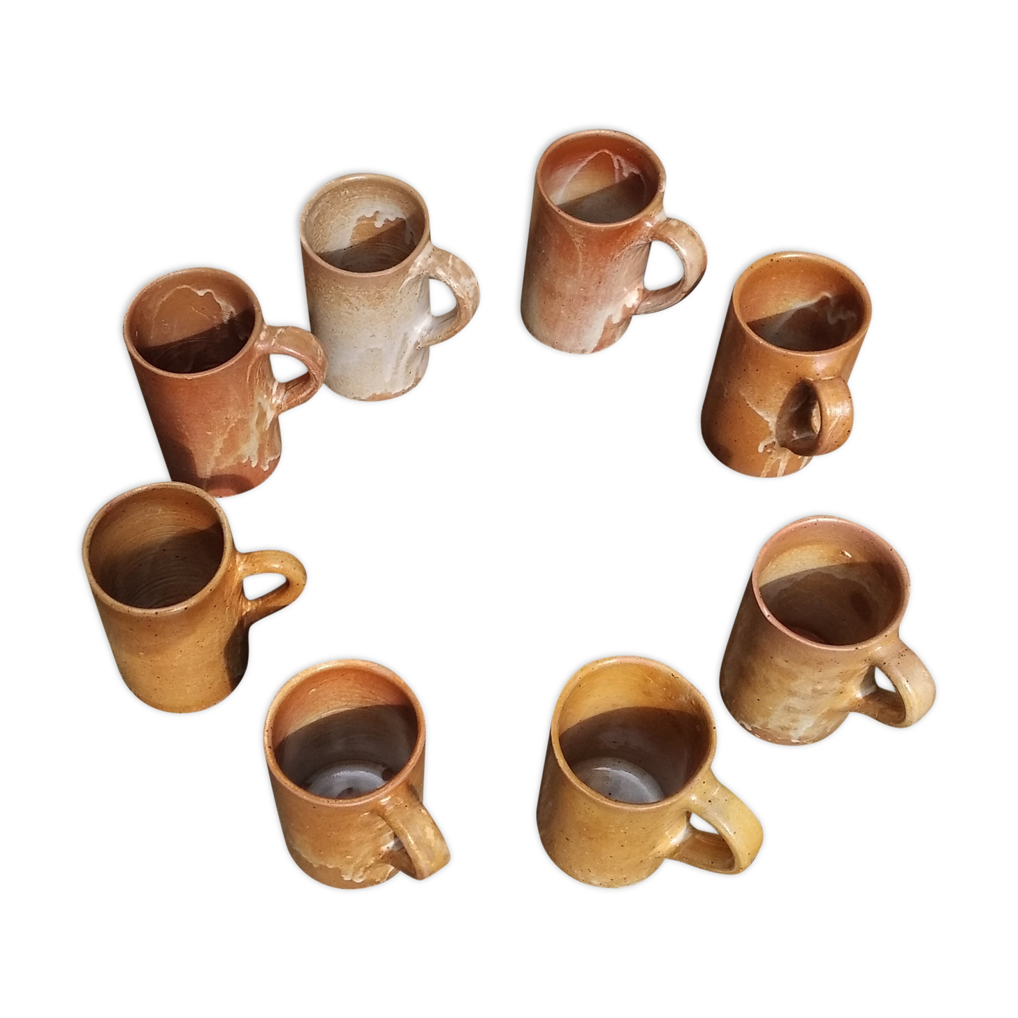 Mug in enamelled stoneware