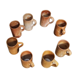 Mug in enamelled stoneware