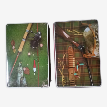 Sheet metal box decoration fishing and hunting