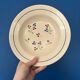 Set of 8 vintage Lunéville deep plates model Odile – bay decoration
