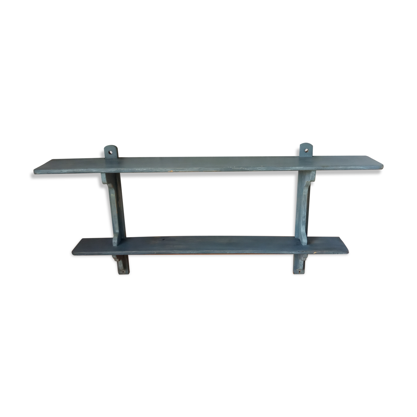 Painted wooden kitchen shelf