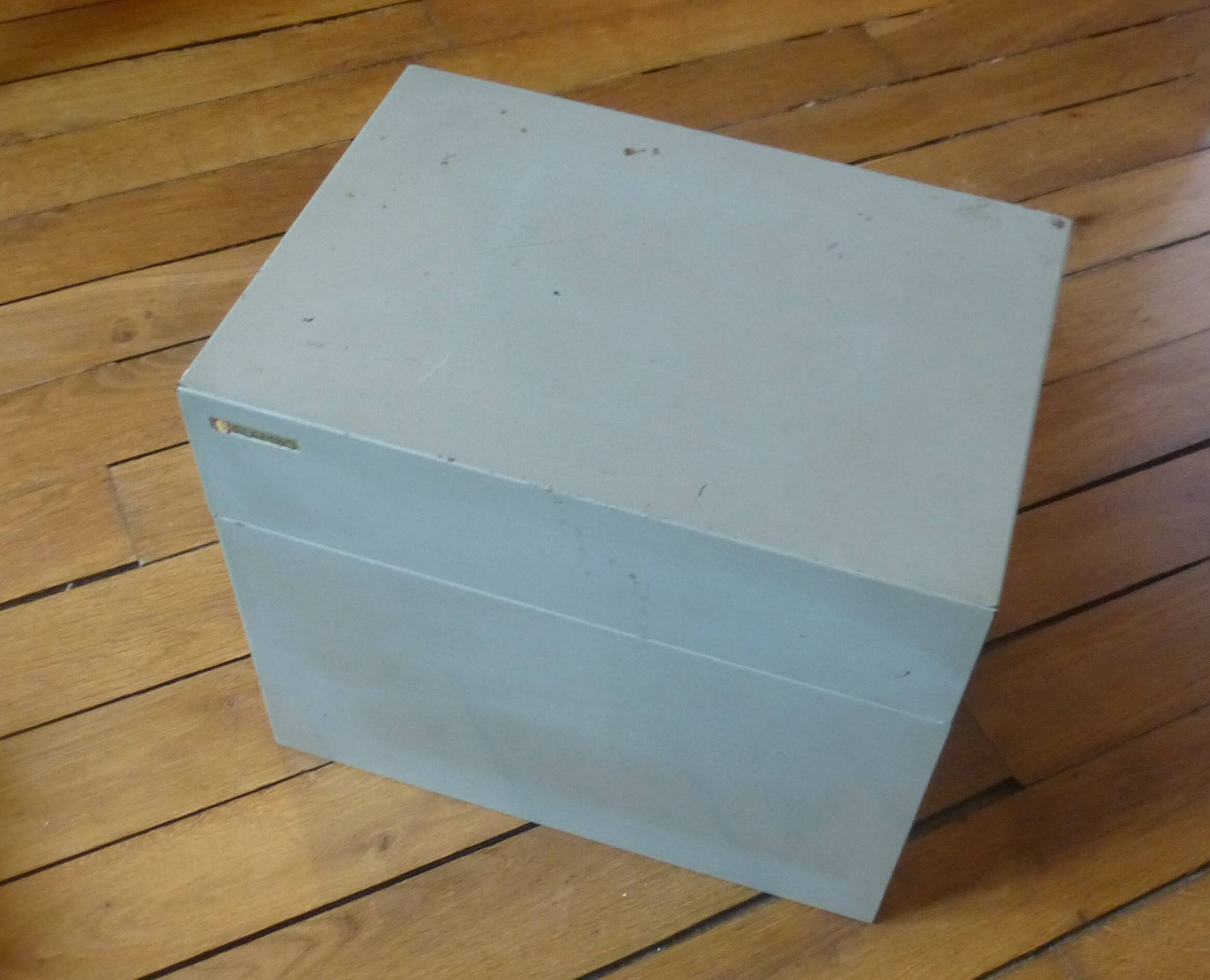 Vintage metal storage box / box 1960s