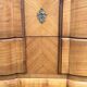 Louis XV style crossbow chest of drawers with 3 cherry drawers, 1960s