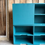 Large vintage wooden mail sorter (refurbished)