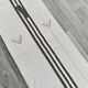 2x8 white brown hemp runner rug 57x260cm