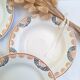 Orange and blue deep plates HBCM and St Amand