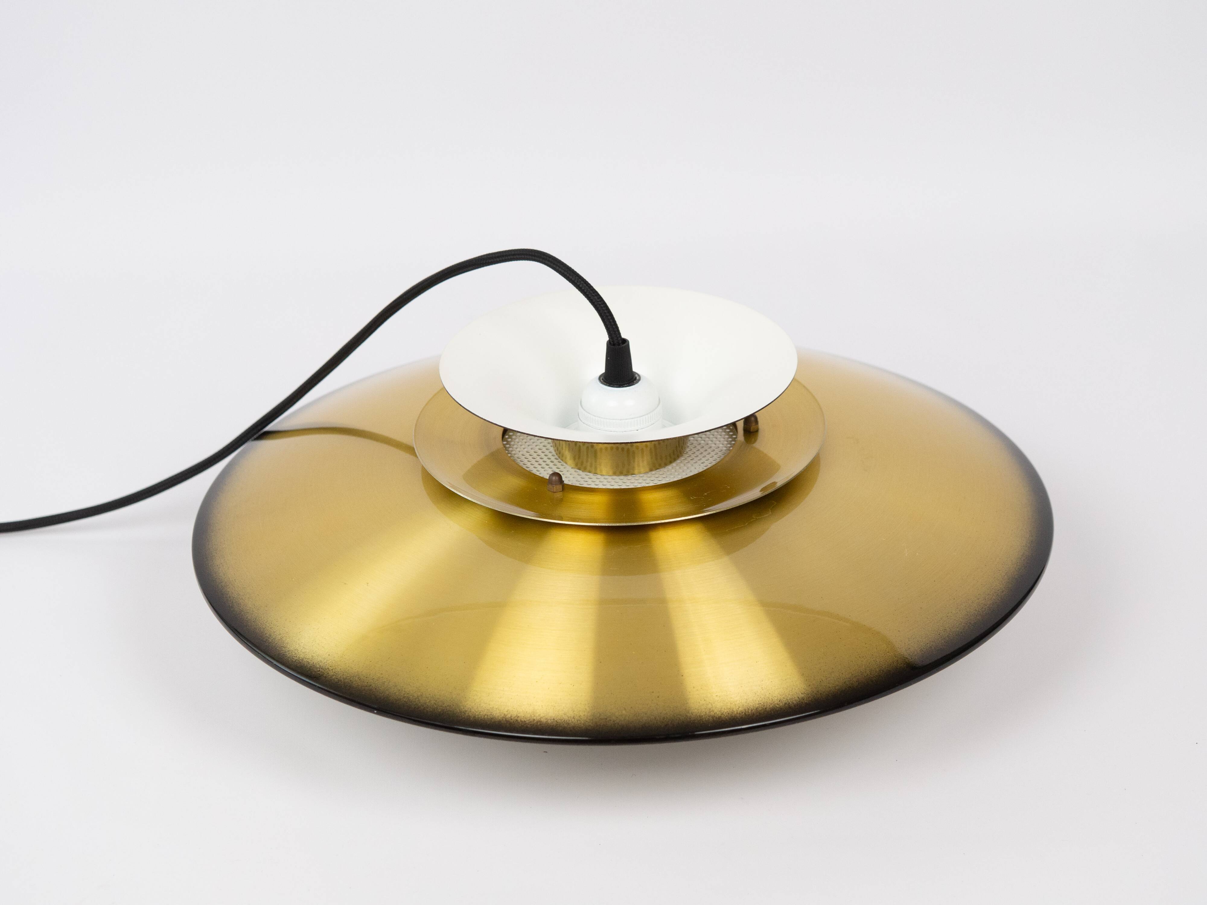 Danish vintage pendant lamp Roma from 1980s