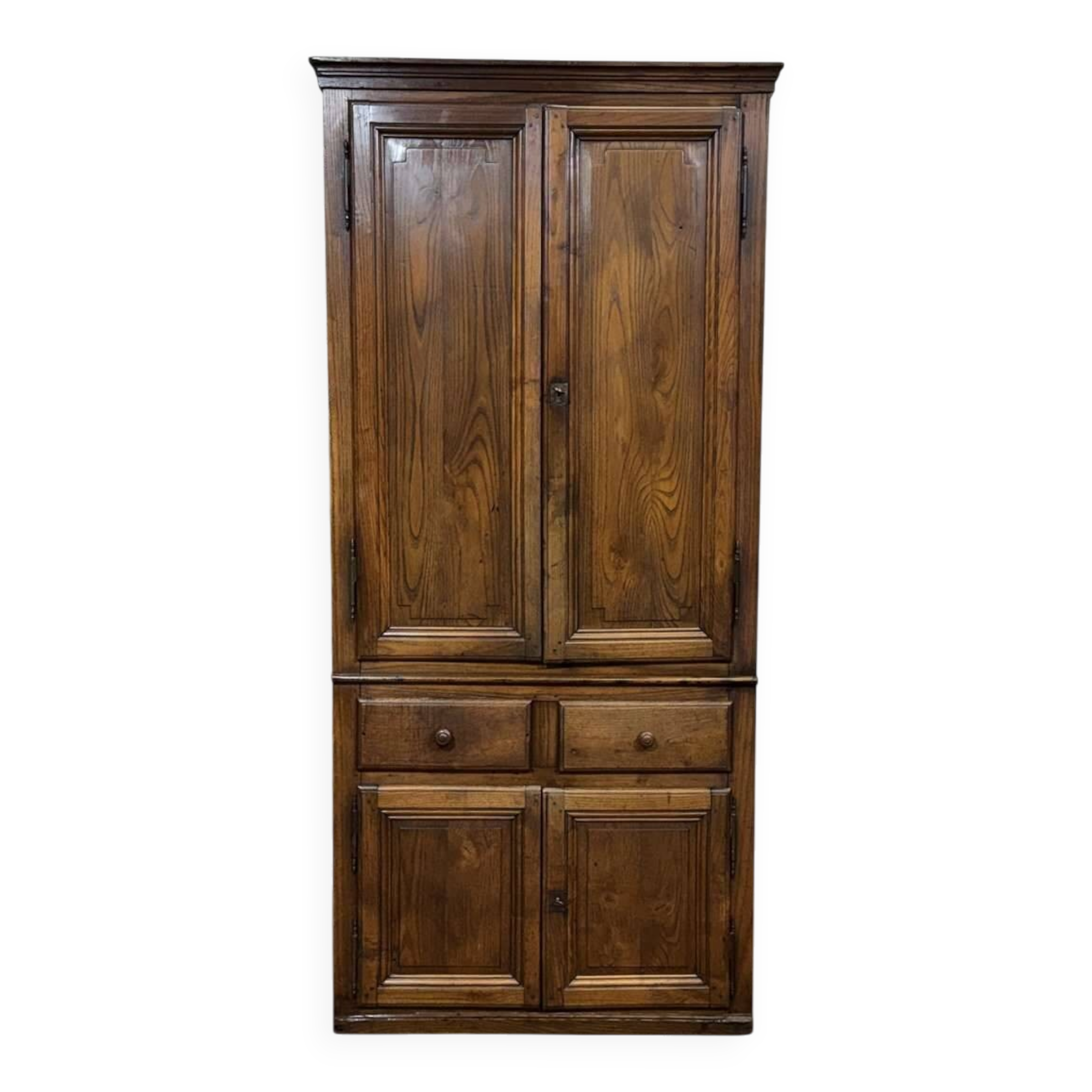 4-door buffet in chestnut from the late 19th century, originating from an old shop.