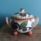 Covered pot workshop Paul Fouillen Quimper signed Maurice Fouillen