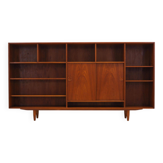 Teak bookcase, Danish design, 1970s, production: Denmark