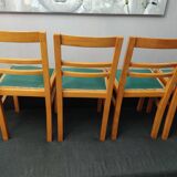 4 vintage bistro chairs 1950