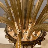 Venetian glass chandelier, 1960s