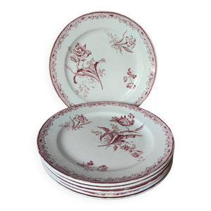 6 assiettes à dessert - sarreguemines