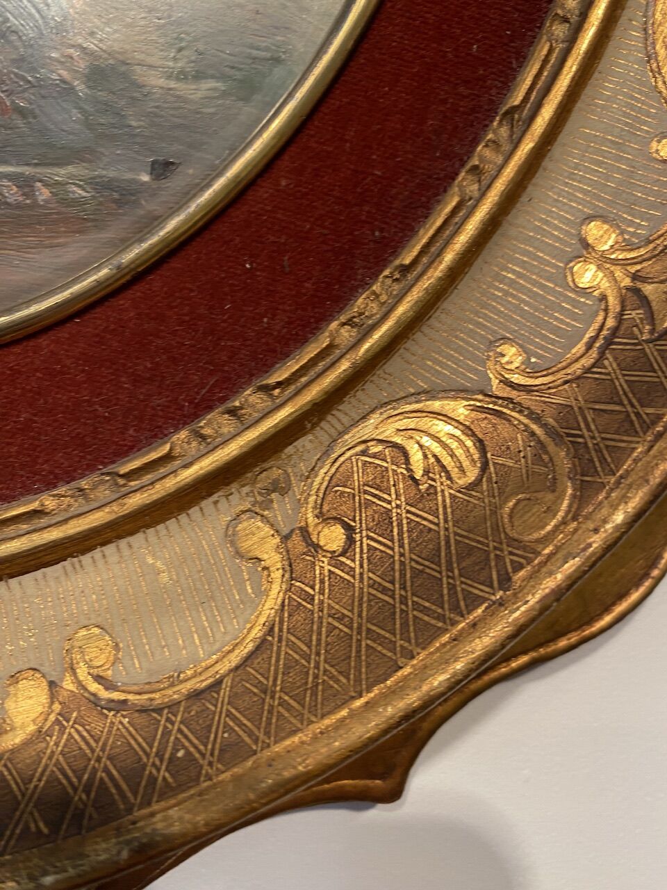 Old painting, still life with wild flowers signed XX century