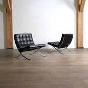 Pair of Barcelona chairs by Ludwig Mies van der Rohe for Knoll, 1960s.