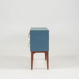 Commode en acajou et teck des années 1950