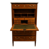 Mahogany drop-leaf secretary – Louis XVI period