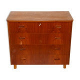 Commode en teck, Suède, 1960