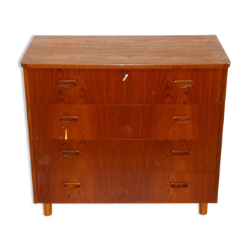 Teak chest of drawers, Sweden, 1960