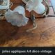 Appliques vintage tulipe
