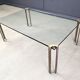Peter Ghyczy T24 Pioneer Glass and Cast Brass rectangular Coffee