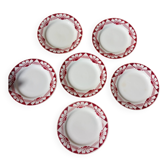 6 Céranord St Amand Magnolia flat plates