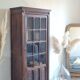 Glass-fronted Parisian wardrobe