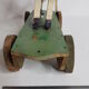 Old articulated toy to pull 27 cm, donkey, 1900