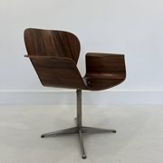 Mid-Century Plywood Focus Chair by A. Belokopytoff for Westnofa