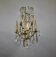 Large Bronze Wall Light with Pendants