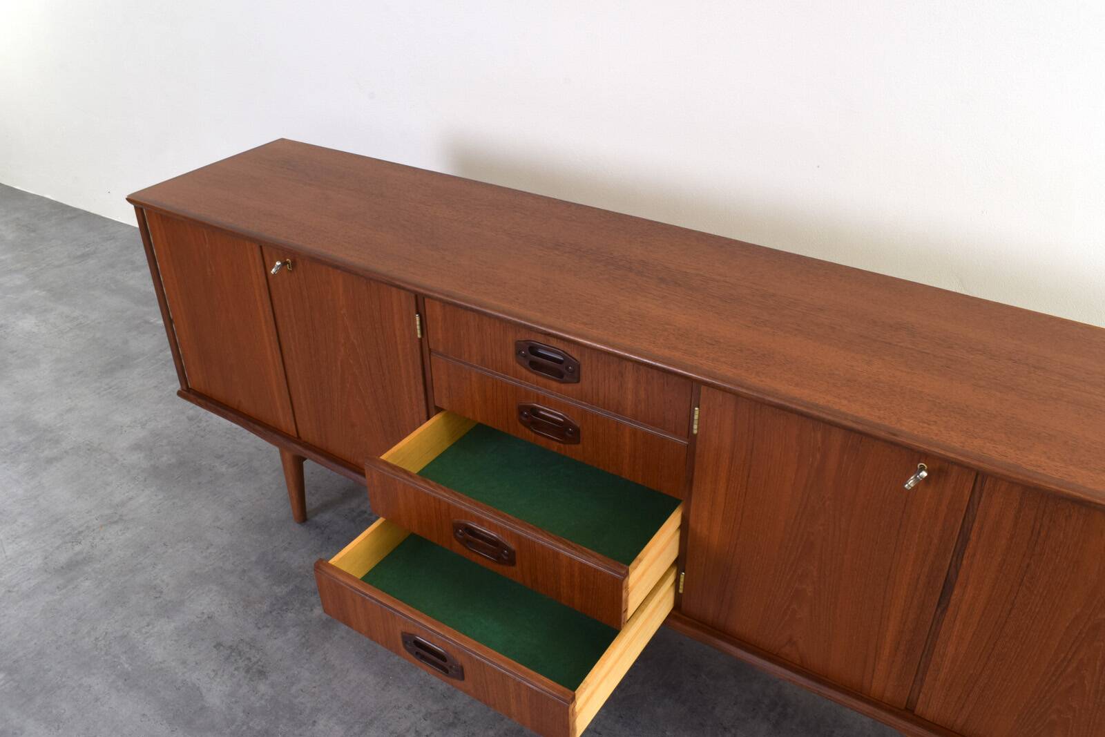 Mid-Century Danish Teak Sideboard, 1960s.