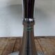 Table vintage tulipe, chrome et verre Gastone Rinaldi
