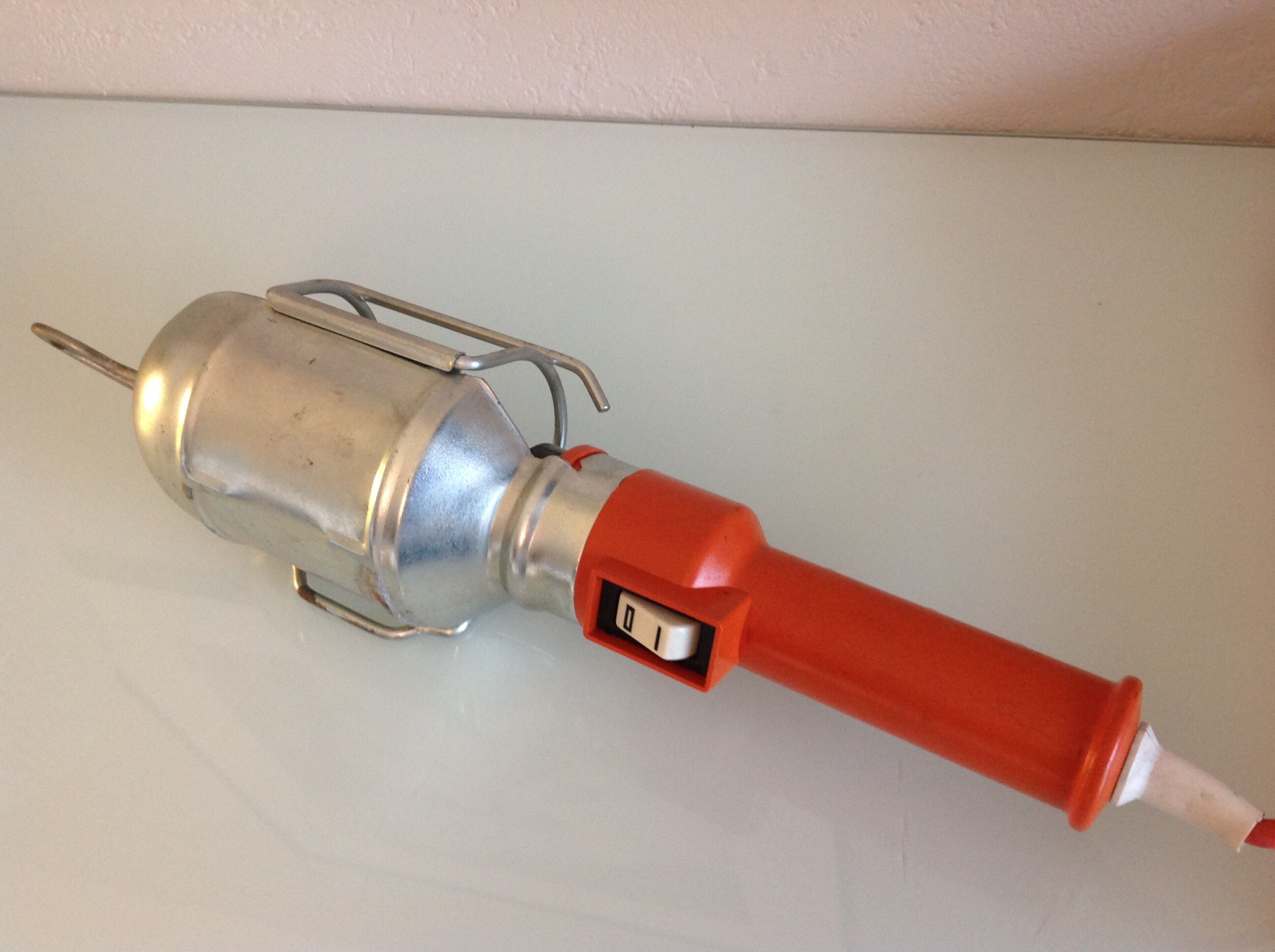 Scame orange workshop walker industrial/vintage 60s-70s