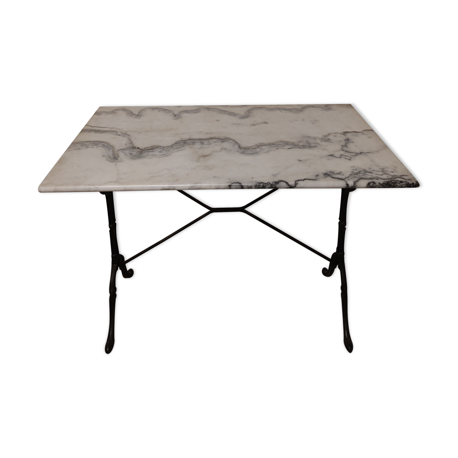 Table bistro heavy marble