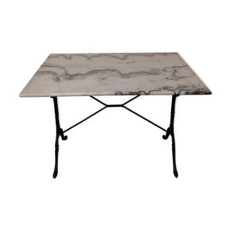 Table bistro heavy marble